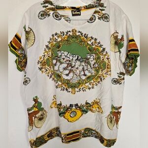 Bicycle Theme Pullover Top